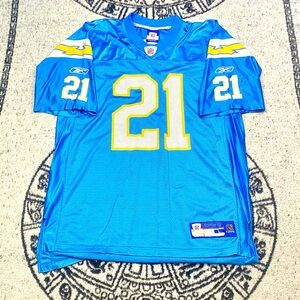 ❌❌SOLD❌❌Reebok NFL Chargers Powder Blue Home Jersey // L Tomlinson 21 / Large
